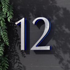 Lighted 10"House Numbers Classic by Luxello LED Signage